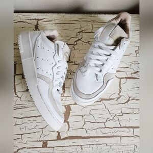 adidas Supercourt White Low-top Shoes Men's 5.5 Excellent Condition